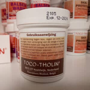 Gebruiksaanwijzing Toco-Tholin Skin Protector.